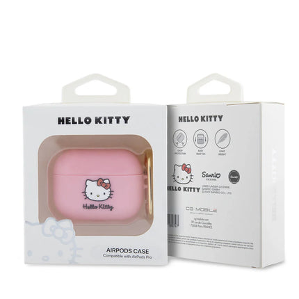 Hello Kitty AirPod Pro AirPods Case 3D SIL Kitty - Roze