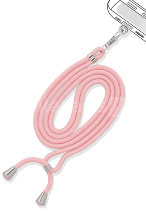 Promiz Universele Telefoonkoord - Telefoon Ketting Universeel - Roze