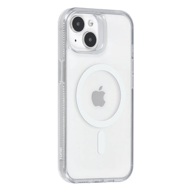 TUNIQ iPhone 15 Backcover hoesje Magsafe silicone - Wit