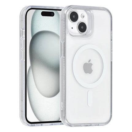 TUNIQ iPhone 15 Backcover hoesje Magsafe silicone - Wit
