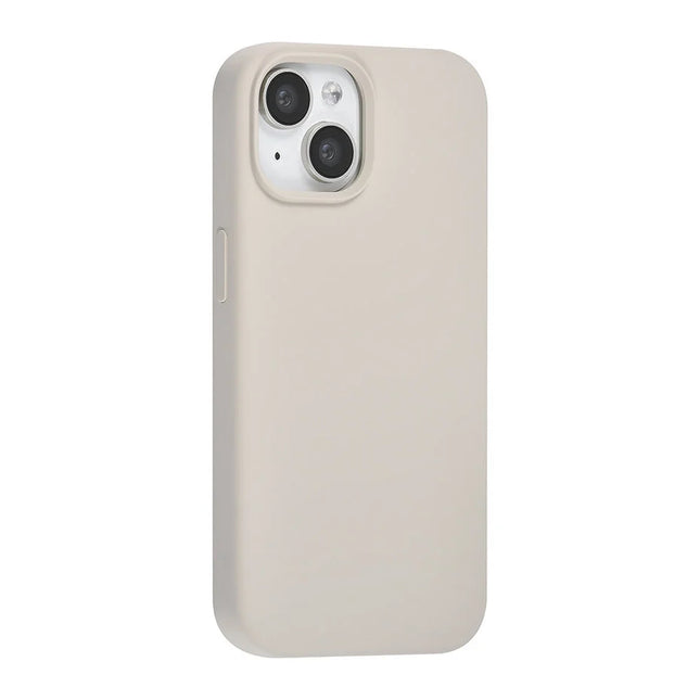 TUNIQ iPhone 15 Backcover hoesje Premium Liquid silicone - Grijs