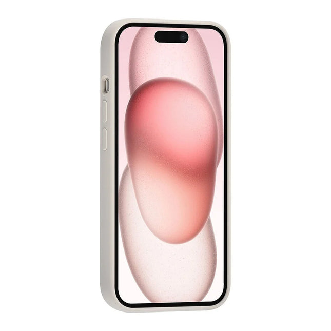 TUNIQ iPhone 15 Backcover hoesje Premium Liquid silicone - Grijs