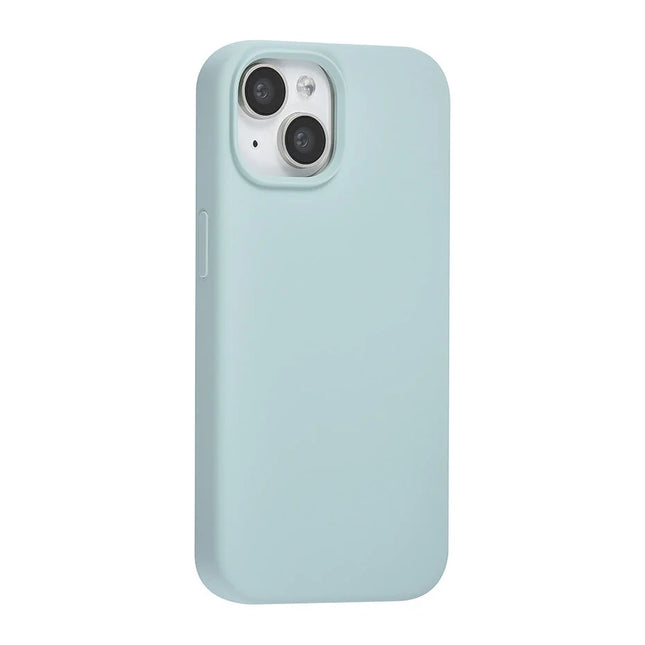 TUNIQ iPhone 15 Backcover hoesje Premium Liquid silicone - LichtBlauw