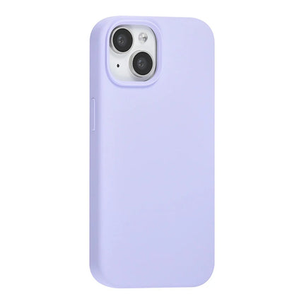 TUNIQ iPhone 15 Backcover hoesje Premium Liquid silicone - Paars