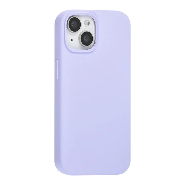 TUNIQ iPhone 15 Backcover hoesje Premium Liquid silicone - Paars