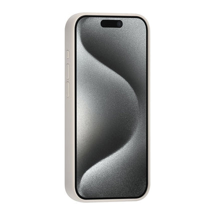 TUNIQ iPhone 15 Pro Backcover hoesje Premium Liquid silicone - Grijs