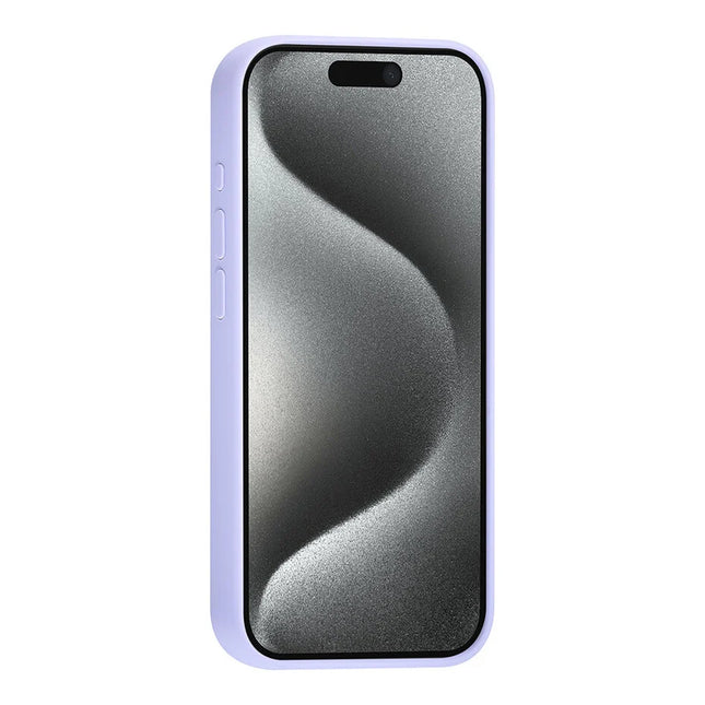 TUNIQ iPhone 15 Pro Backcover hoesje Premium Liquid silicone - Paars