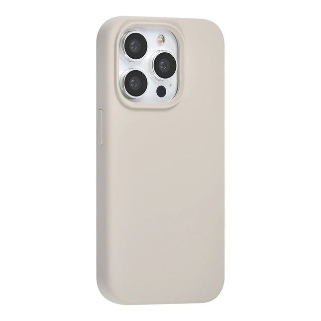 TUNIQ iPhone 15 Pro Backcover hoesje Premium Liquid silicone - Grijs