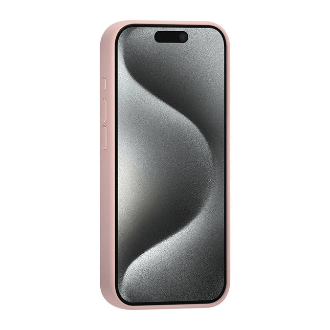 TUNIQ iPhone 15 Pro Backcover hoesje Premium Liquid silicone - Roze