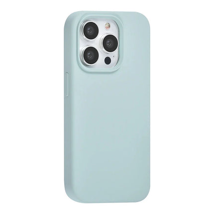 TUNIQ iPhone 15 Pro Backcover hoesje Premium Liquid silicone - LichtBlauw
