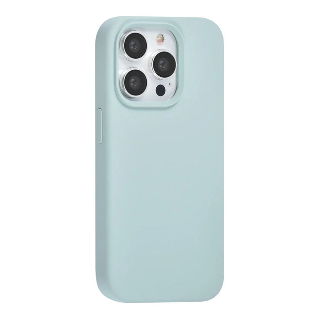 TUNIQ iPhone 15 Pro Backcover hoesje Premium Liquid silicone - LichtBlauw
