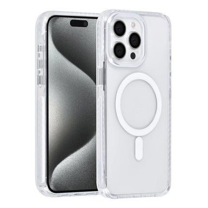 TUNIQ iPhone 15 Pro Max Backcover hoesje neck cord - magsafe - Wit