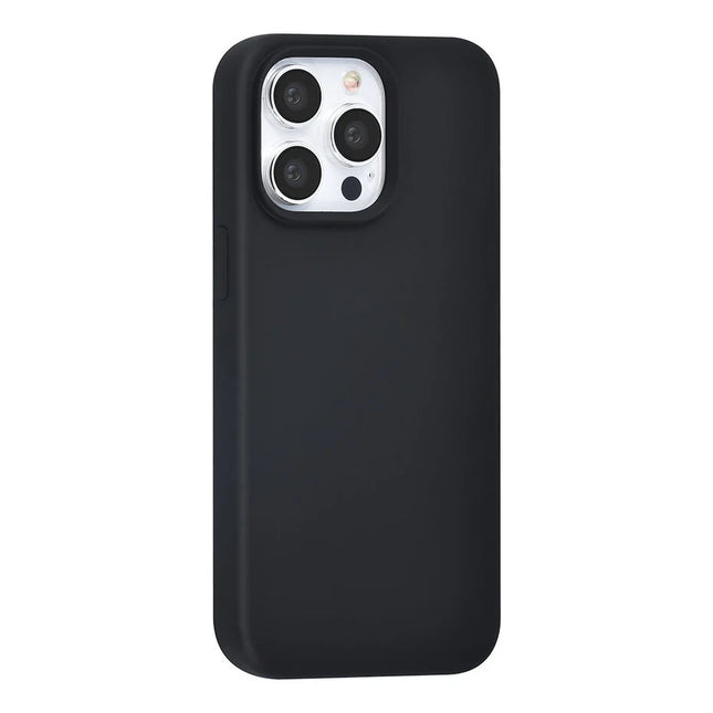 TUNIQ iPhone 15 Pro Max Backcover hoesje Premium Liquid silicone - Zwart