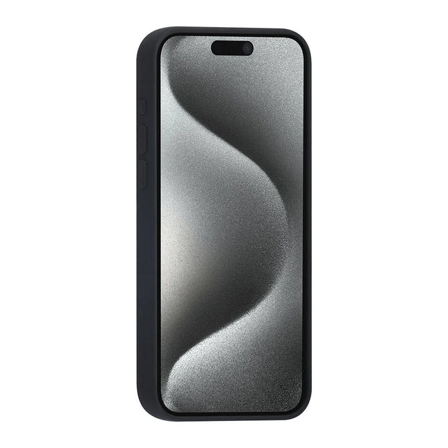 TUNIQ iPhone 15 Pro Max Backcover hoesje Premium Liquid silicone - Zwart