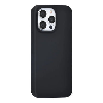 TUNIQ iPhone 15 Pro Max Backcover hoesje Premium Liquid silicone - Zwart