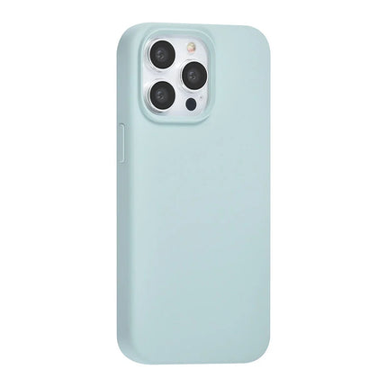 TUNIQ iPhone 15 Pro Max Backcover hoesje Premium Liquid silicone - LichtBlauw