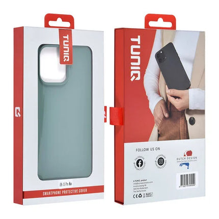 TUNIQ iPhone 15 Pro Max Backcover hoesje Premium Liquid silicone - Groen