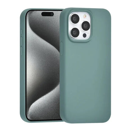 TUNIQ iPhone 15 Pro Max Backcover hoesje Premium Liquid silicone - Groen