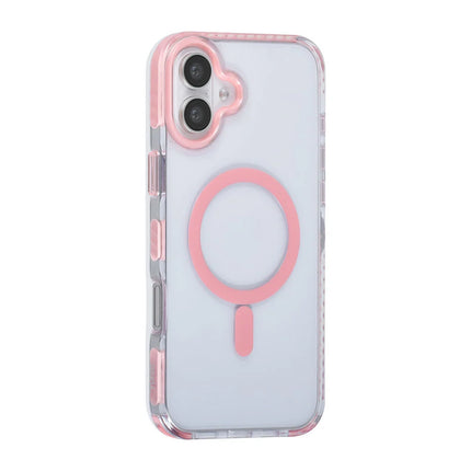 TUNIQ iPhone 16 Plus Backcover hoesje neck cord -TPU+PC - Roze