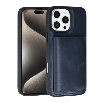 TUNIQ iPhone 16 Pro Max Backcover hoesje - met afneembare Pasjeshouder - Zwart