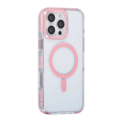 TUNIQ iPhone 16 Pro Max Back cover case - neck cord -TPU+PC - Pink