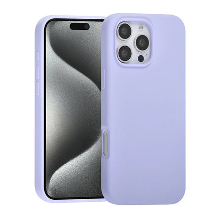 TUNIQ iPhone 16 Pro Max Backcover hoesje Premium Liquid silicone - Paars