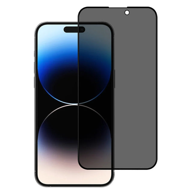 Box van 10 - UNIQ Accessory iPhone 14 Pro Max Privacy Glass Screenprotector - Zwart