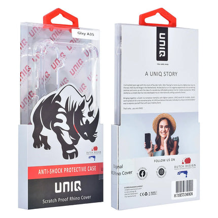 UNIQ Accessory Galaxy A35 Backcover hoesje - Transparant - Antishock
