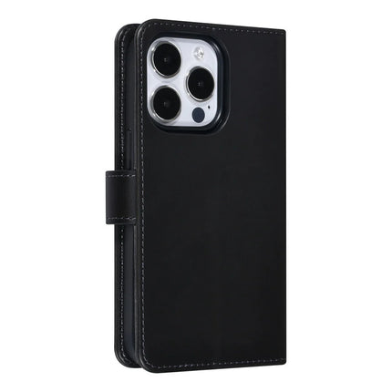 TUNIQ Galaxy A55 Book Case hoesje - Pasjeshouder voor 3 pasjes - Magneetsluiting - Hanger - Zwart