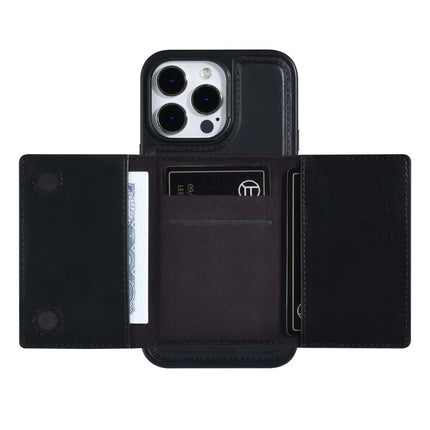 UNIQ Accessory iPhone 14 Pro Max Hardcase Backcover - met afneembare Pasjeshouder - Zwart