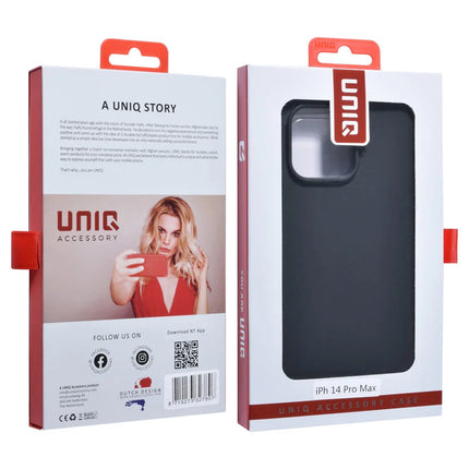 UNIQ Accessory iPhone 14 Pro Max TPU Backcover - Zwart