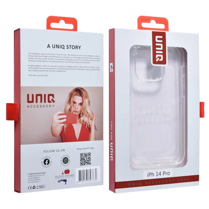 UNIQ Accessory iPhone 14 Pro TPU Backcover - Transparant